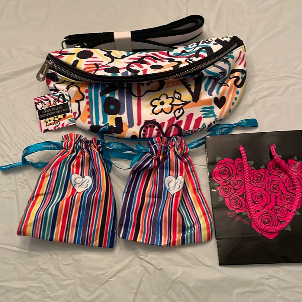 Brighton Graffitti Crossbody Belt Bag
